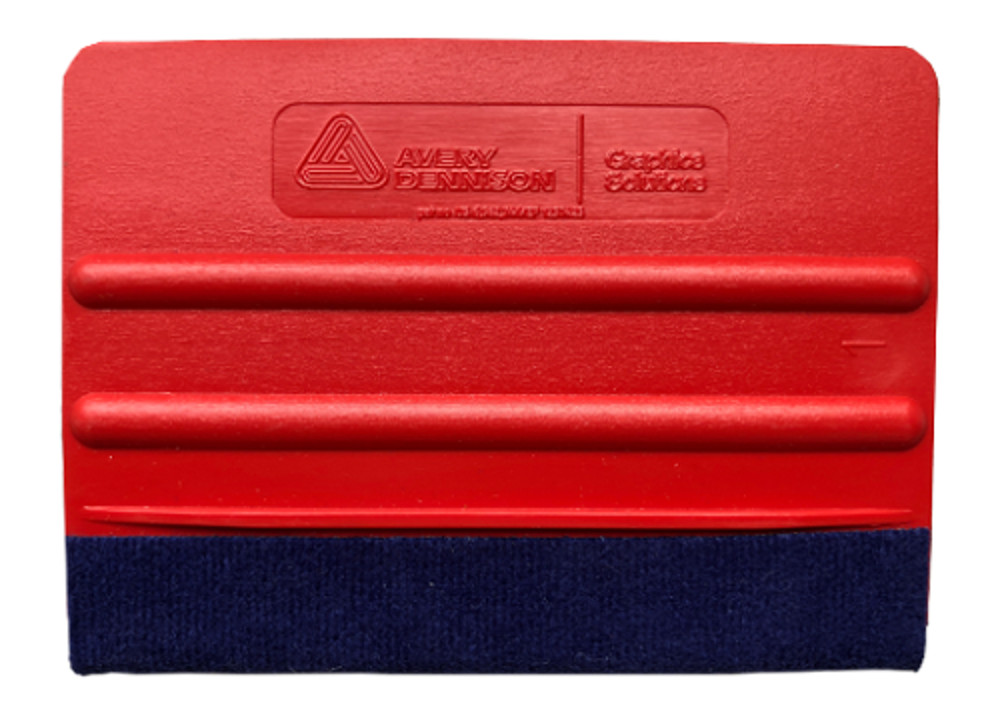 Avery Dennison Rakel mit Filz rot (weich) Avery Dennison Rakel mit Filz rot (weich)